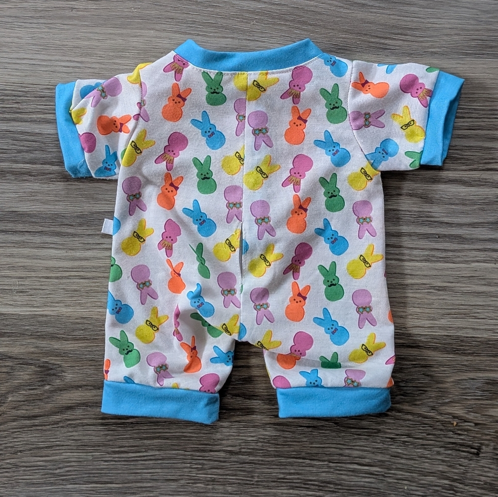 Build A Bear BAB Peeps Outfit Onesie One Piece Easter Like New Pajamas Sleeper - Picture 2 of 5